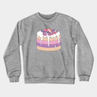 Mixed Berry Layered Cake Crewneck Sweatshirt